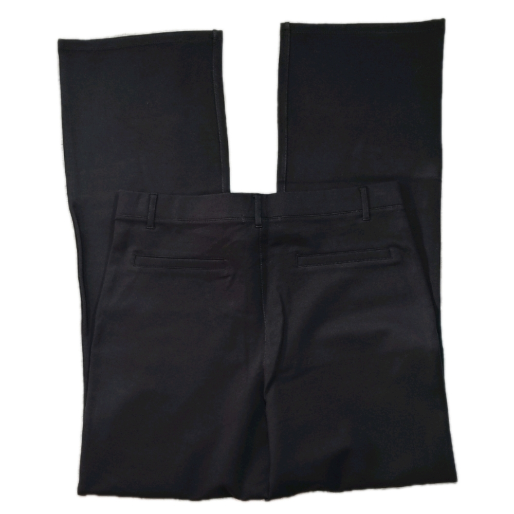 NWT Quince $108 Ultra Stretch Ponte Bootcut Pants Navy Women's Large CURRENT - Picture 6 of 10